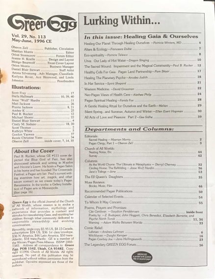 GE 113 Table of Contents