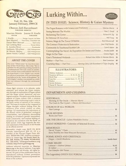 GE 126 Table of Contents