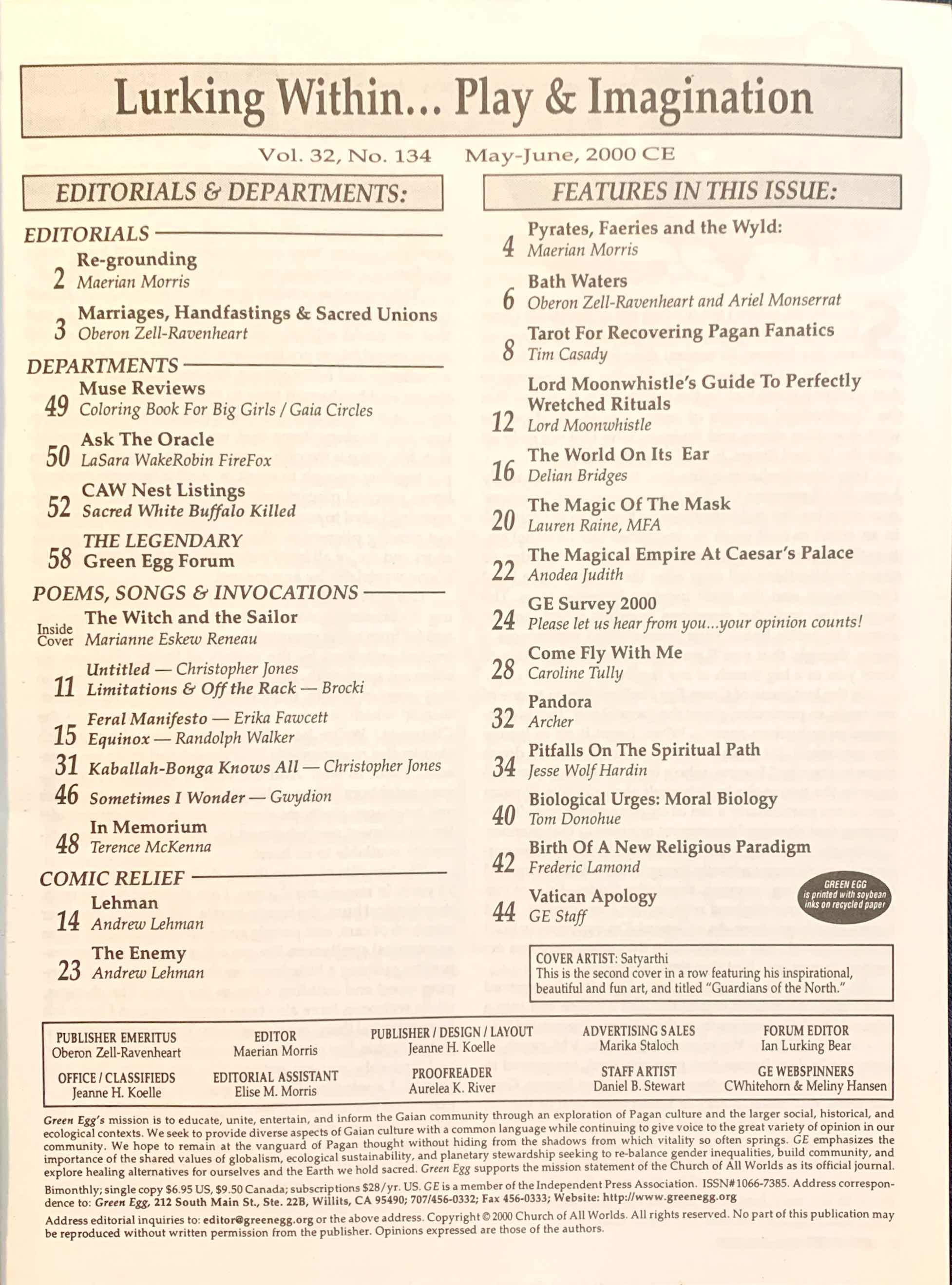 GE 134 Table of Contents