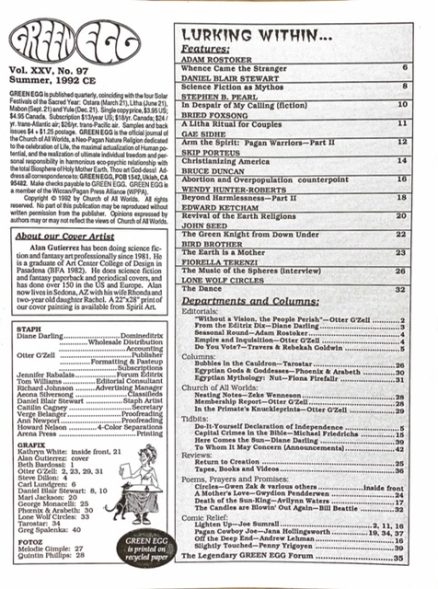 GE 97 Table of Contents