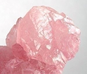 large piece of rose quartz